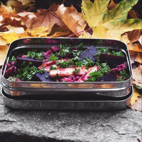Solo Rectangle Stainless Steel Container
