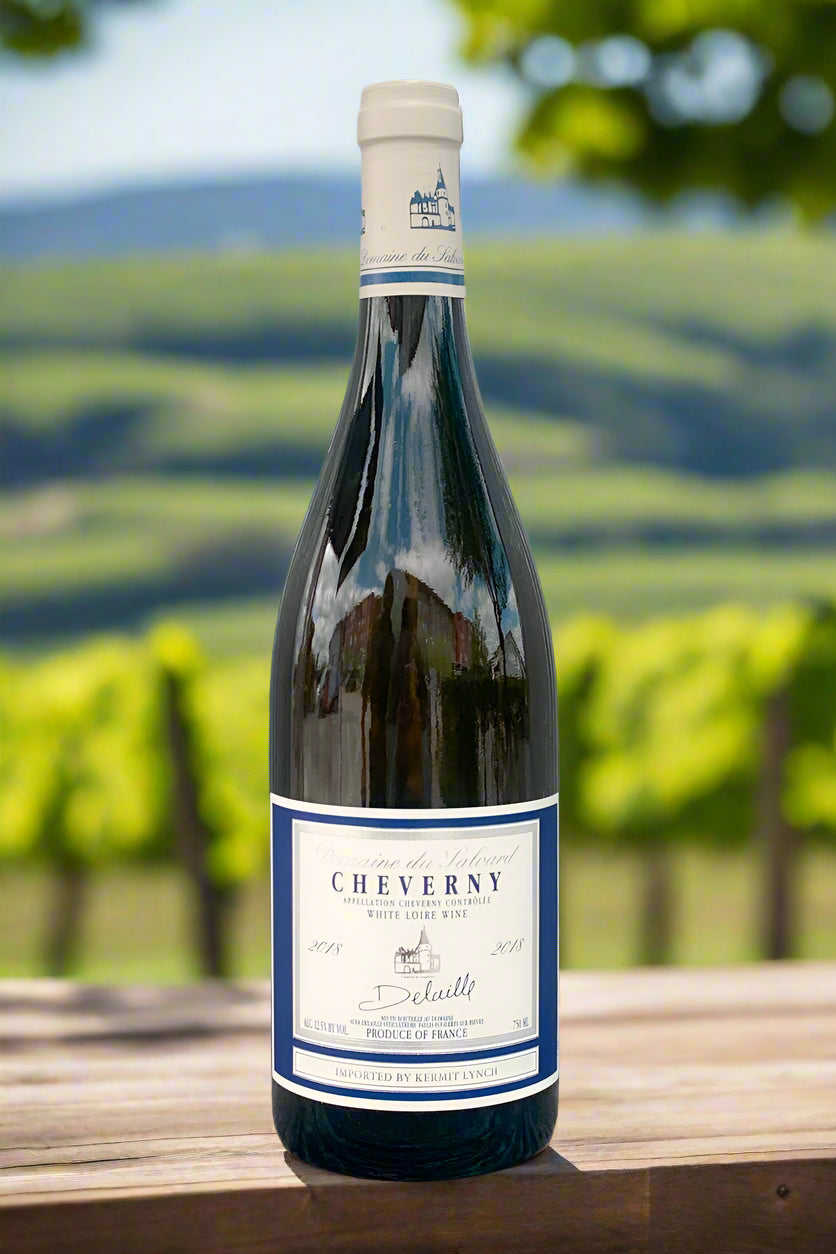 Bottle of Cheverny wine from Domaine Salvard